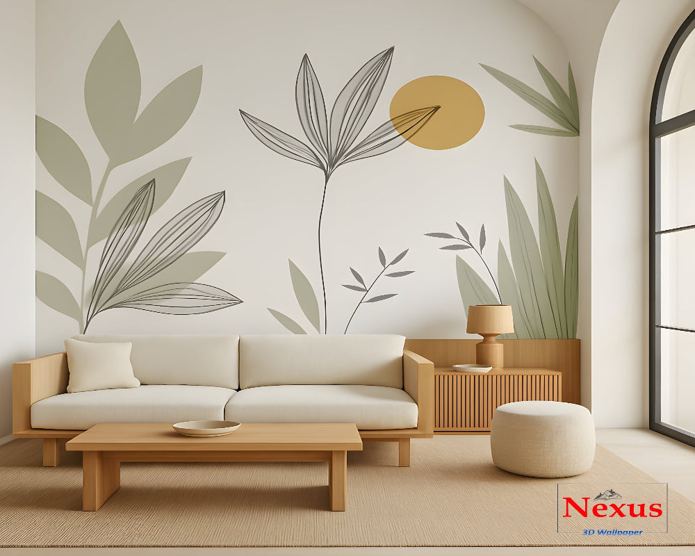 3D Wallpaper Tropical Sunrise Vibes